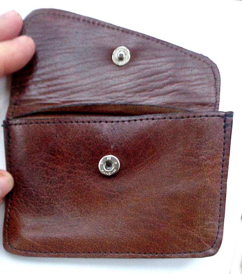 Leather coin purse a vintage gift from Ireland