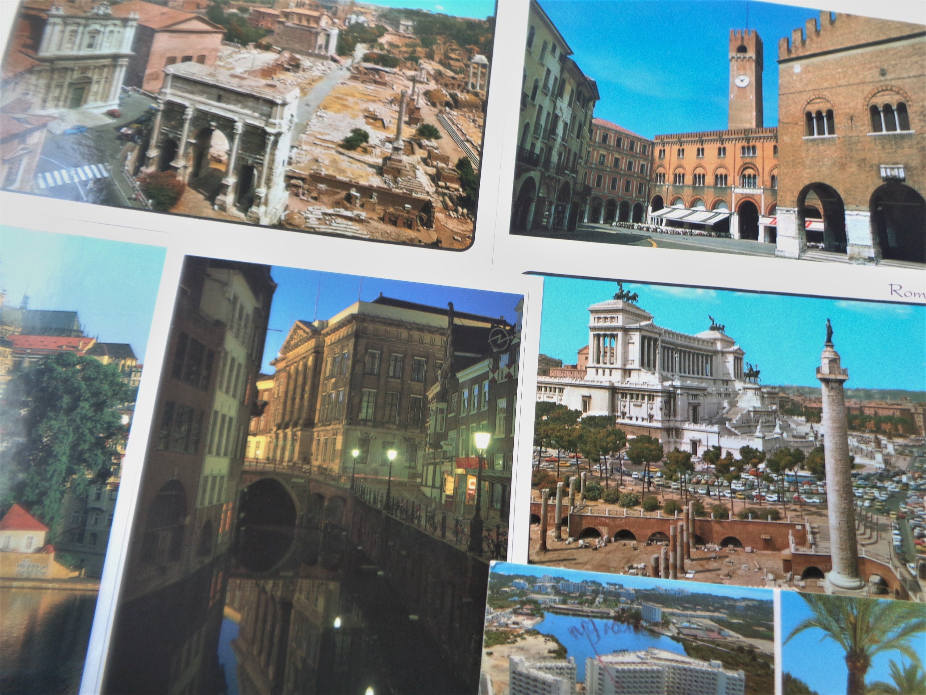 European postcards set of 6 vintage used and unused post Etsy