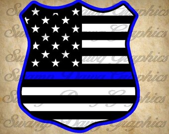 Download Police SVG Fire Nurse 2018 Dad Badge EMS Thin Line Blue ...