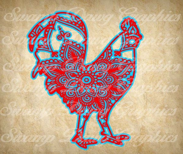 Download Chicken svg Mandala chicken svg chicken cut file mandala ...