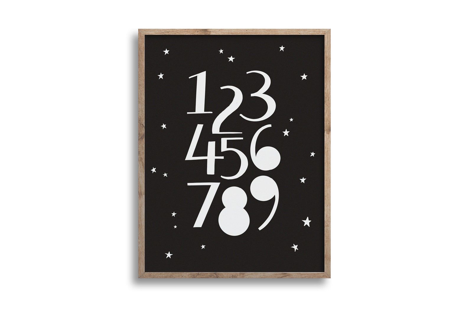 Printable Abstract Numbers Wall Art for Kids Kid's | Etsy