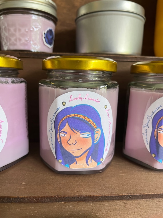 Lavender Lupus Awareness Soy Essential Oil Candles. SLE