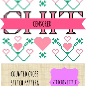 Subversive Cross Stitch Pattern - Funny Cross Stitch - PDF Pattern - Instant Download