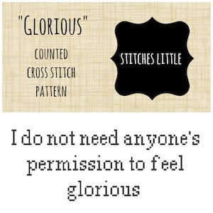 Feminist Cross Stitch Pattern - Subversive Cross Stitch - PDF Pattern - Instant Download