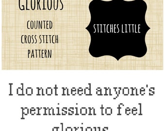 Feminist Cross Stitch Pattern - Subversive Cross Stitch - PDF Pattern - Instant Download
