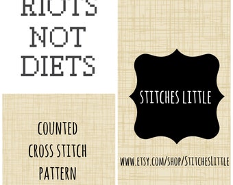 Subversive Cross Stitch Pattern - Feminist Cross Stitch - Funny Cross Stitch - PDF - Instant Download