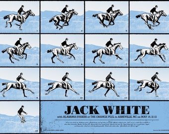 Jack White Asheville 2012 Poster