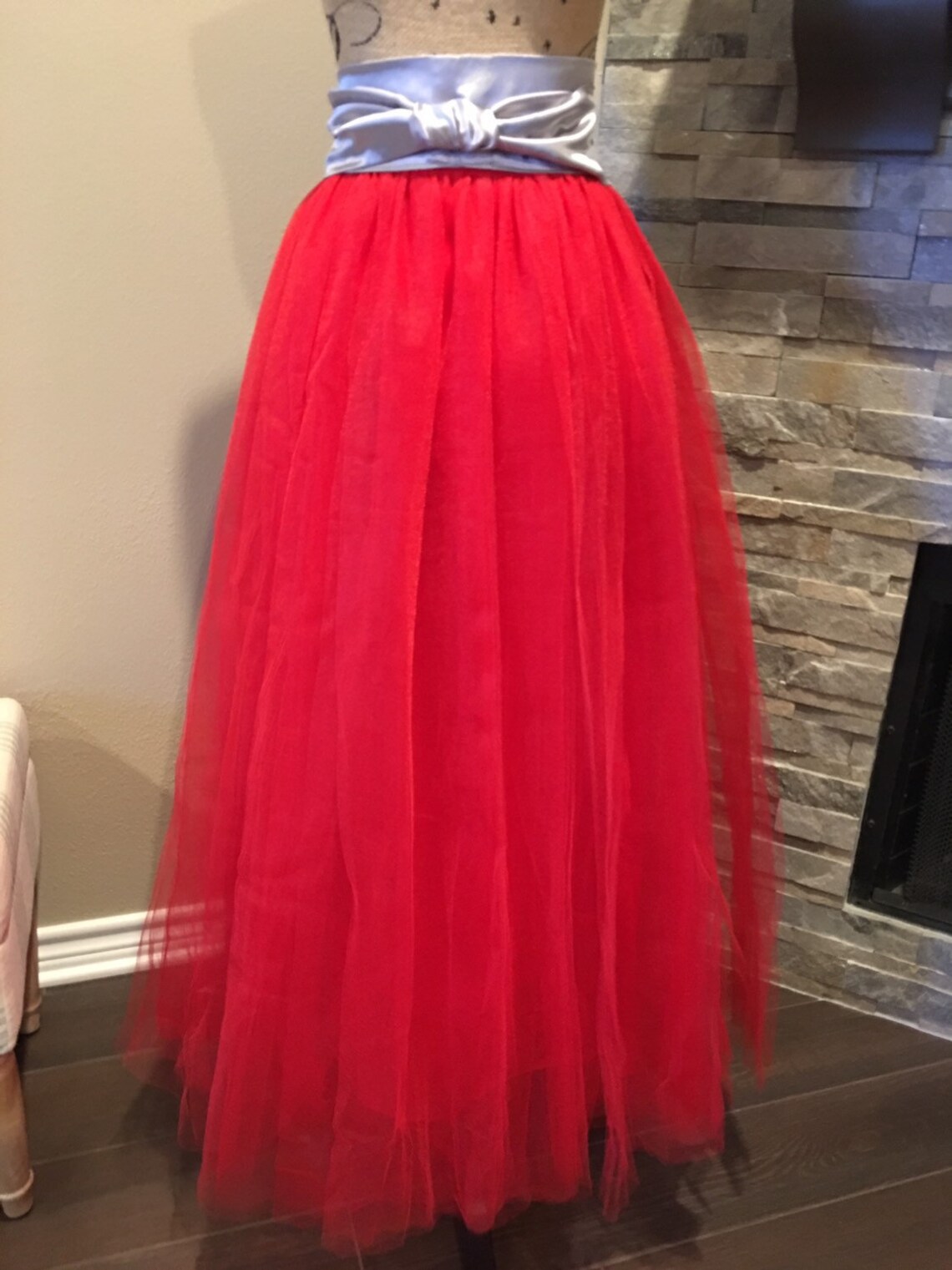 Red Tulle Skirt Women Tulle Skirt Bridesmaid Dress Tulle Skirt Etsy