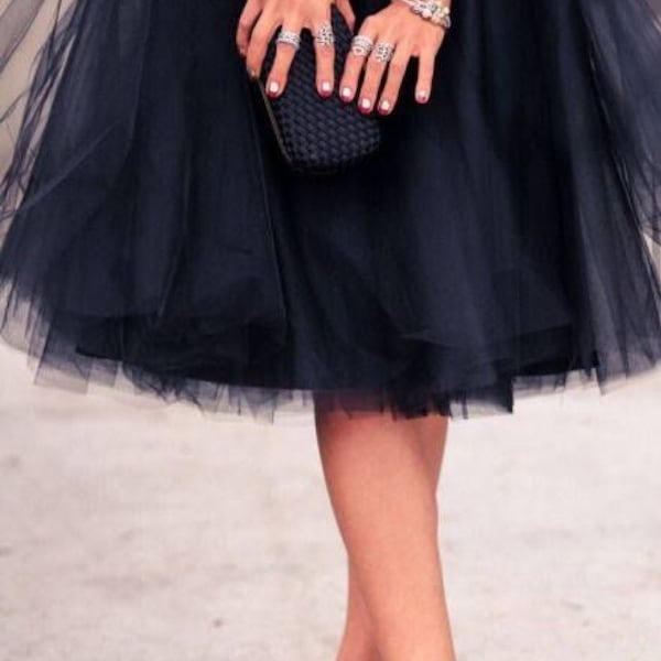 Black Tulle Skirt Bridesmaid Dress Women Skirt Gift for Her Wedding Skirt Bridesmaid Dress Wedding Dress Formal Dresses for Women#breauxsews