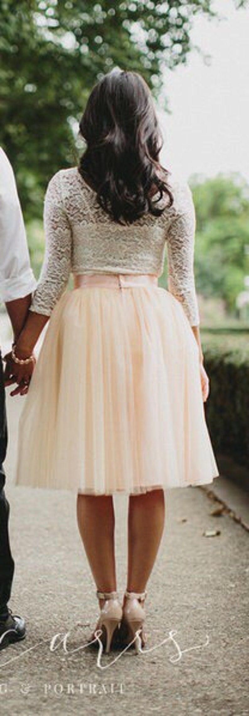 Tulle Skirt Women Blush Tulle Skirt Custom Skirt Bridesmaid Skirt Wedding Skirt Tutu Skirt Wedding Dress breauxsews Formal Dresses for Women image 4
