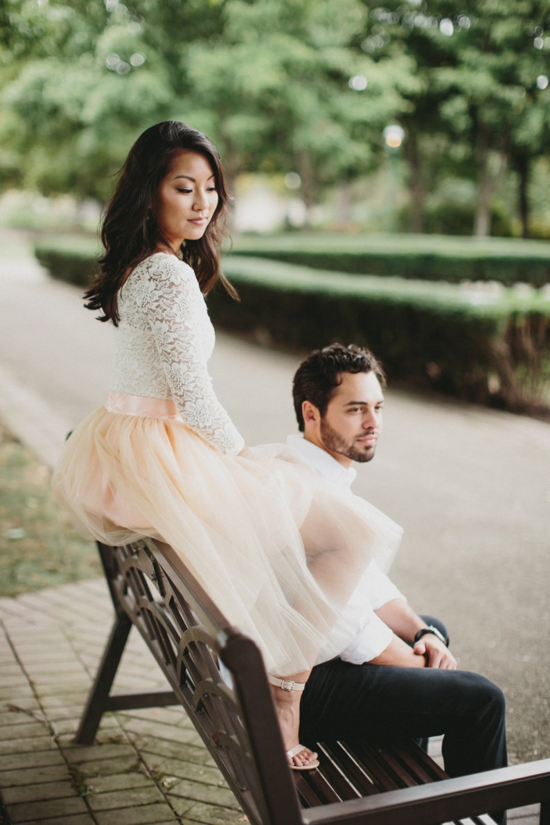 Blush Tulle Skirt Bridal Skirt Bridesmaid Dress Blush Skirt Wedding Skirt Women Custom Skirt Tulle Skirt breauxsews Formal Dresses for Women