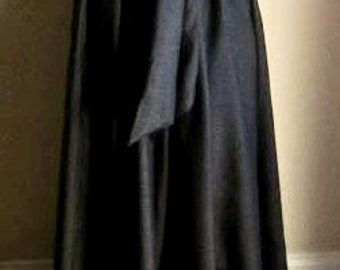 Black Skirt Bridesmaid Dress Wedding Skirt Handmade Skirt Black Maxi Skirt breauxsews Long Black Skirt Custom Skirt Formal Dresses for Women