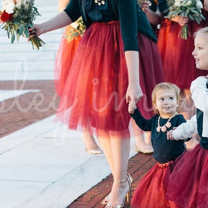 Flower Girl Tutu Tutu Skirt Girls Custom Skirt Bridesmaid Dress Wedding Skirt Layered Tulle Skirt Flower Girl Skirt Skirt by breauxsews image 2