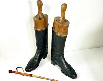 Vintage Pair Of Alkit Jockey Horse Racing Boots c1940s