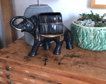 1950s Plant or Cactus Planter Mid Century ceramic Elephant Planter perfect for Cacti