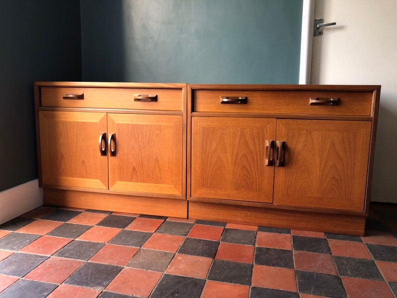 Reserved for Fay. G Plan Midcentury floor units cupboards c1970s image 1