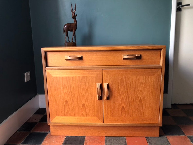 Reserved for Fay. G Plan Midcentury floor units cupboards c1970s image 2