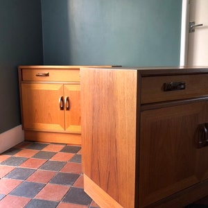 Reserved for Fay. G Plan Midcentury floor units cupboards c1970s image 8