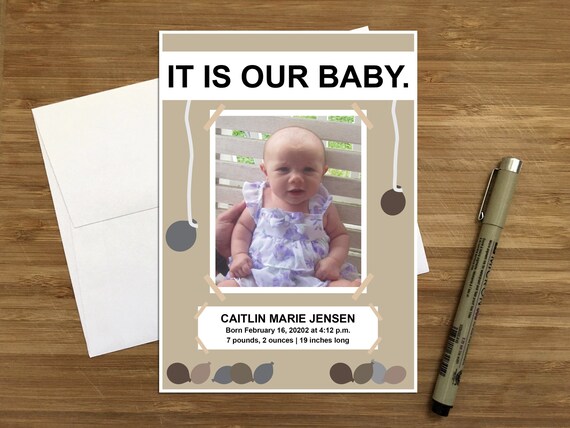 office birth announcement