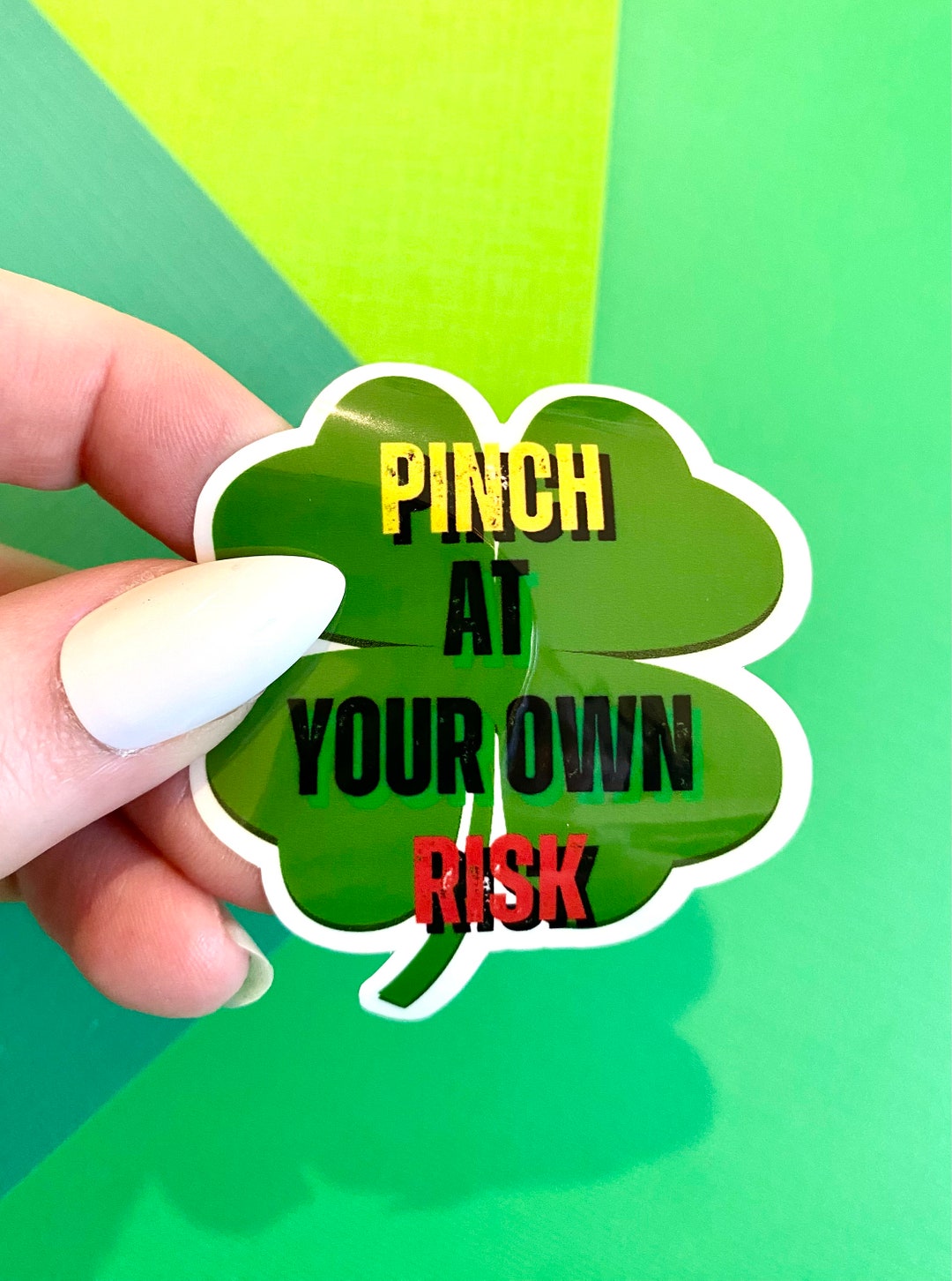 Pinch at Your Own Risk Sticker - Etsy