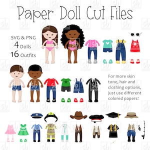 Paper Doll Cut Files, Cricut Paper Dolls, Cricut Dolls, Paper Doll SVG, Paper Dolls, Paper Dolls SVG, Paper Doll, SVG, Cut Files