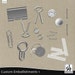 Digital Scrapbook Embellishments - Clip Art - Digital Templates - Design Templates - Custom Clip Art - Instant Download - CU OK 
