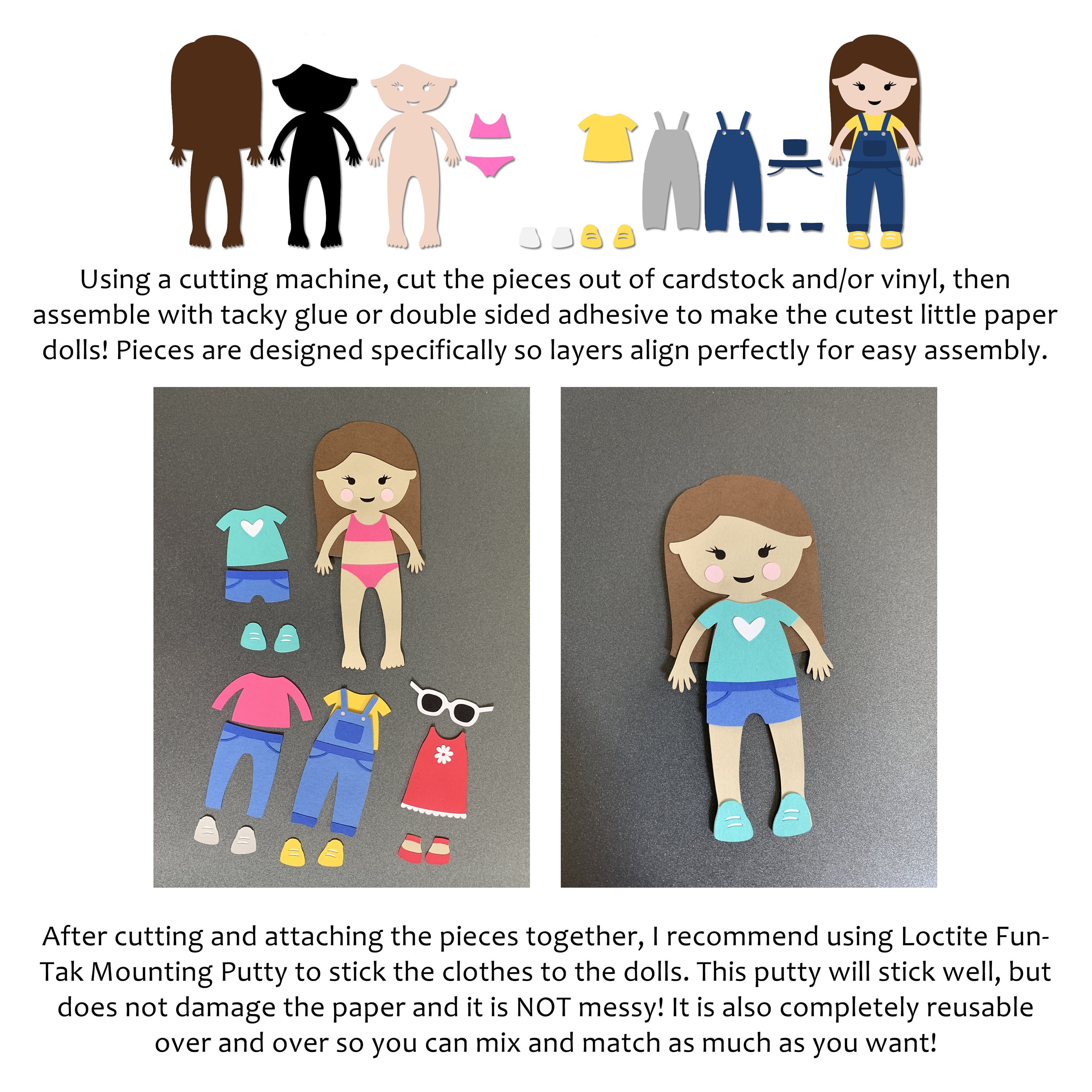 Free Cricut Paper Doll Svg