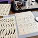 Printable Face Paint Practice Guides, Face Paint Practice Board, Face ...