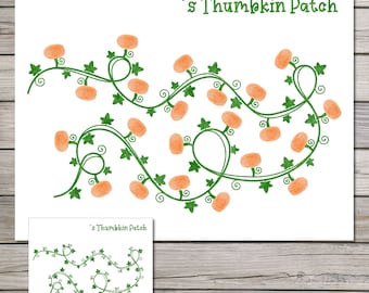 Pumpkin Fingerprint Art, Fingerprint Craft, Pumpkin Kids Craft, Fingerprint Printable, Fingerprint Craft, Halloween Fingerprint Craft