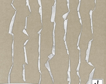 Digital Ripped Edge - Ripped Paper Clip Art - Torn Edge - Torn Paper Clip Art - Digital Rip - Instant Download - CU OK