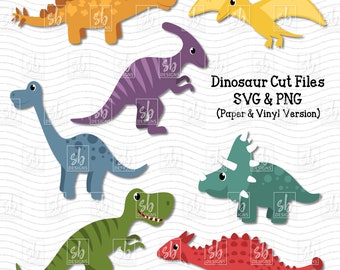 Dinozaur SVG, Uroczy dinozaur SVG, T-Rex SVG, Uroczy dinozaur Pliki do cięcia, Dinozaur Clip Art, Pliki do cięcia małych dinozaurów, Dinozaury, Cricut Dinozaur