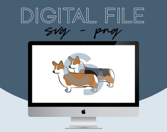 Corgi Graphic - Digital File Bundle