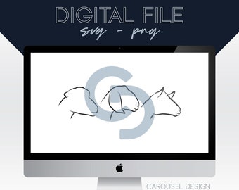 Dairy Goat Head Livestock Graphic - Digital File Bundle 2022