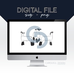 Ultimate Show Lamb Livestock Graphic - Digital File Bundle 2022
