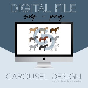 Horse Livestock Graphic - Digitale bestandsbundel
