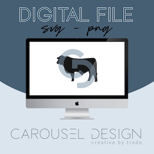 Brangus Bull Livestock Graphic - Digital File 2021.12
