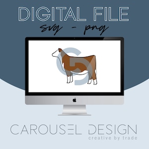 Show Heifer Livestock Graphic - Digital File 2020.14