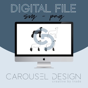 Show Lamb Livestock Graphic - Digital File 2021.8 - 4 Styles