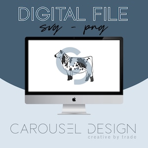Show Heifer Livestock Graphic - Digital File 2020.19