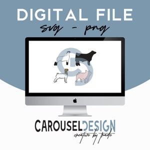 Market Animal Livestock Graphic - Digital File Bundle