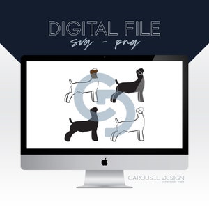 Ziege Tier grafik zeigen - Digital File 2022 V.1 - 4 Styles
