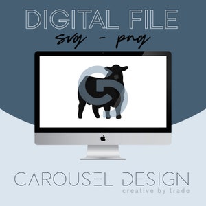 Show Bull Livestock Graphic - Digital File 2021.7