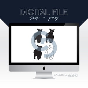Show Steer Livestock Graphic - Digital File 2022 V.2 - 4 Styles