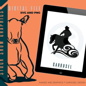 Reining Horse Graphic - Fichier numérique 2023.3