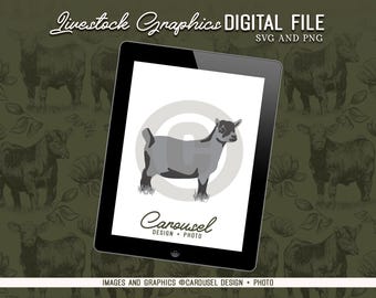 Pygmy Goat Livestock Graphic - Digital File 2025
