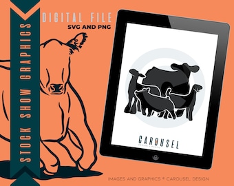Group Livestock Graphic 2021.1 - Steer, Pig, Lamb & Goat