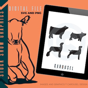 Market Animal Livestock Graphic - Digital File Bundle 2023.1