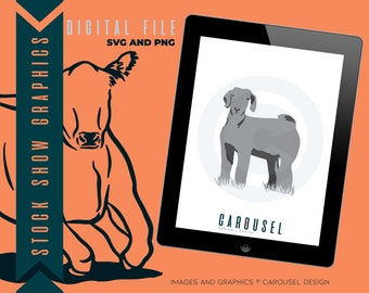 Pokaż grafikę zwierząt gospodarskich kozy - plik cyfrowy 2024