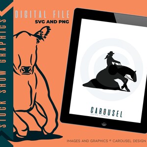 Reining Horse Graphic - Fichier numérique 2023.1