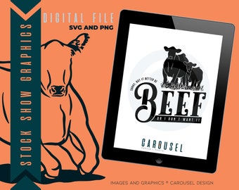 Better Be Beef Livestock Graphic - Digital SVG & PNG